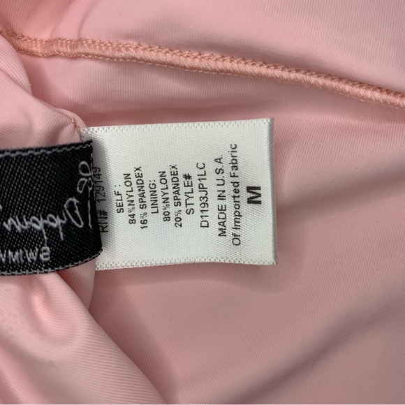 Dippin’ Daisy’s pink & neon green leopard low back one piece - Picture 4 of 10